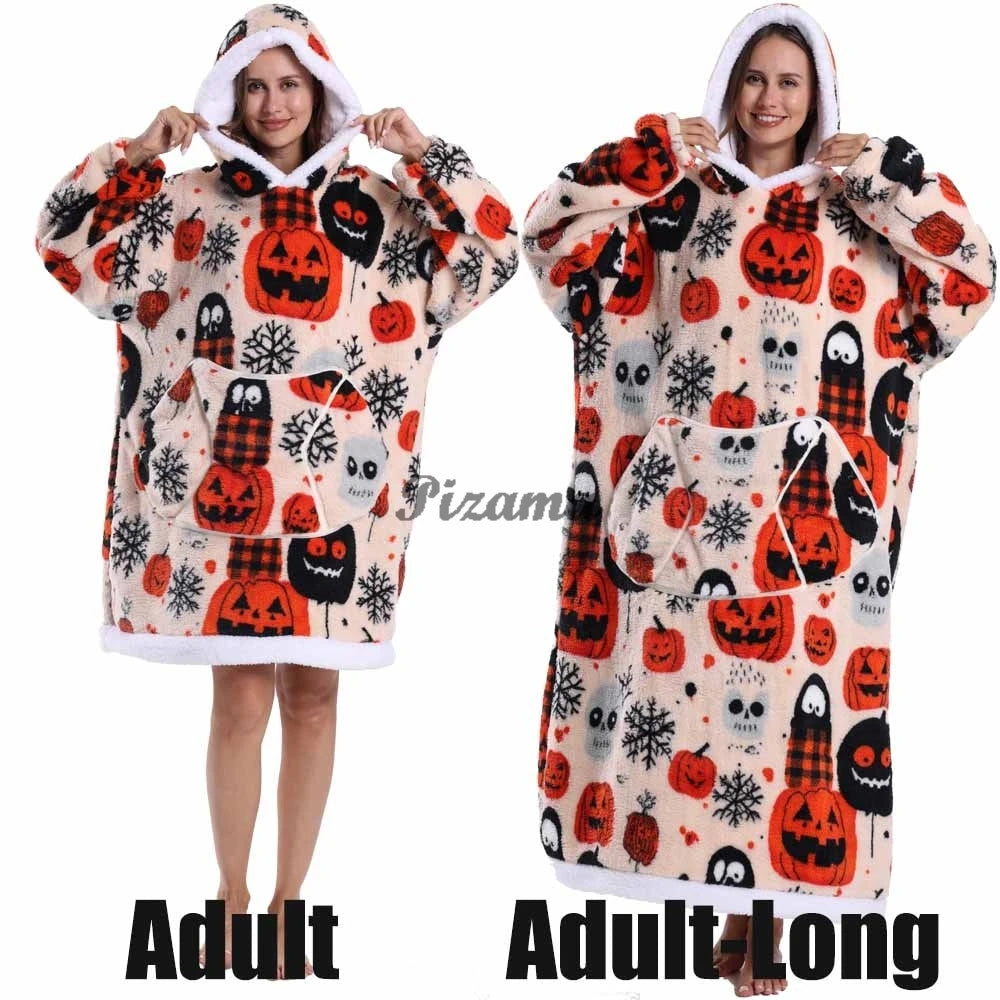 Winter Warm Flannel Thick Christmas Women's
