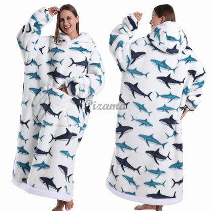 Winter Warm Flannel Thick Christmas Women's