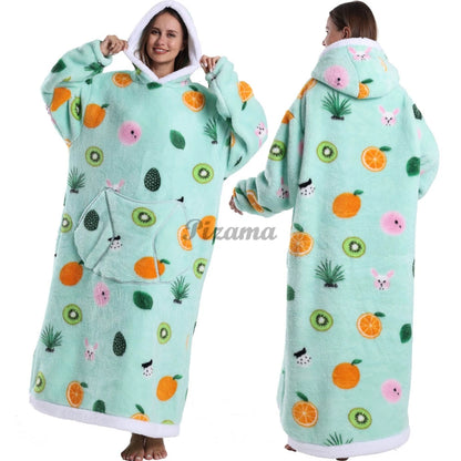 Winter Warm Flannel Thick Christmas Women's