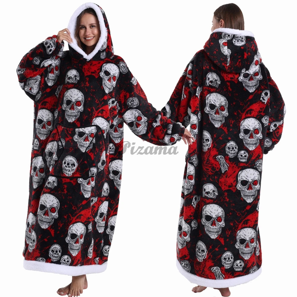 Winter Warm Flannel Thick Christmas Women's