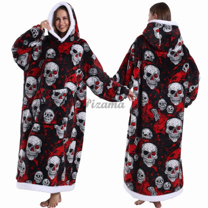 Winter Warm Flannel Thick Christmas Women's