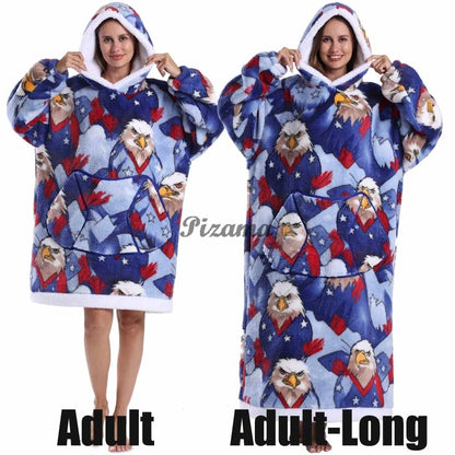 Winter Warm Flannel Thick Christmas Women's