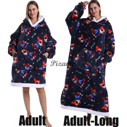 Winter Warm Flannel Thick Christmas Women's