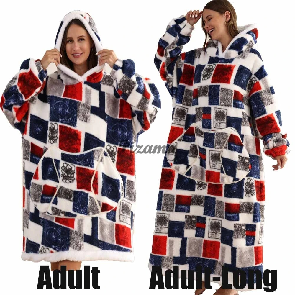 Winter Warm Flannel Thick Christmas Women's