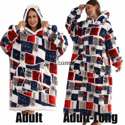 Winter Warm Flannel Thick Christmas Women's