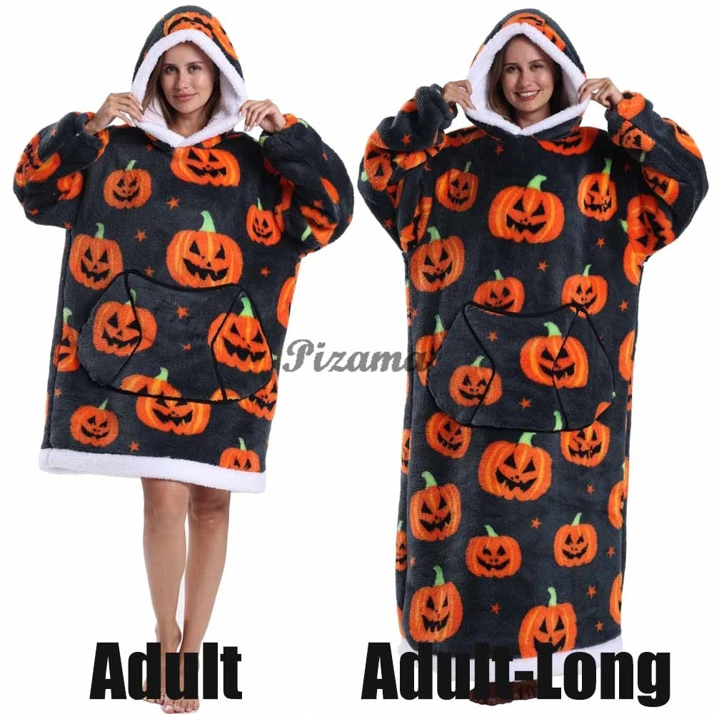 Winter Warm Flannel Thick Christmas Women's