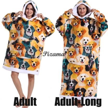 Winter Warm Flannel Thick Christmas Women's