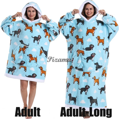 Winter Warm Flannel Thick Christmas Women's