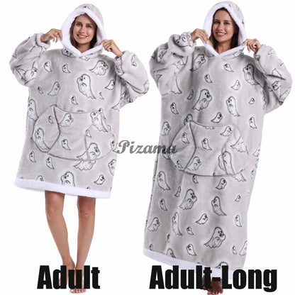 Winter Warm Flannel Thick Christmas Women's